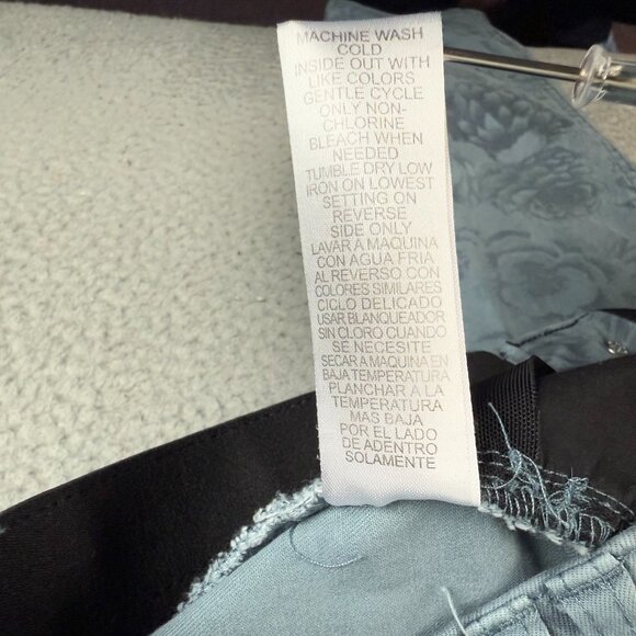 Democracy Jeans Womens Size 10 Skinny Leg Floral Ab Technology Stretch Denim - Picture 6 of 7